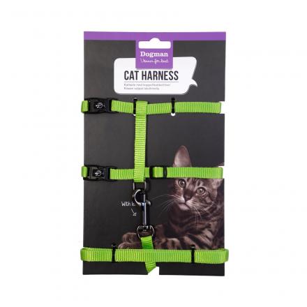 Findus Cat Harness With Leash - Green