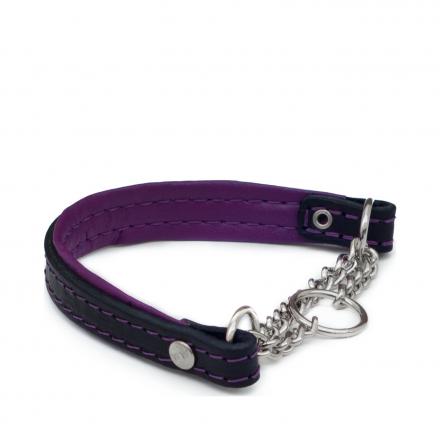 Alac Leather Collar - Purple
