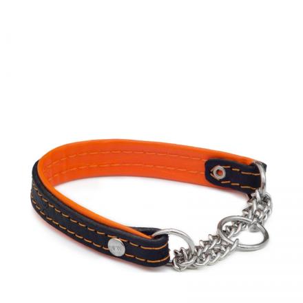 Alac Leather Collar - Orange