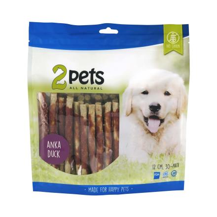 2pets Chewing Sticks 30-pack Duck