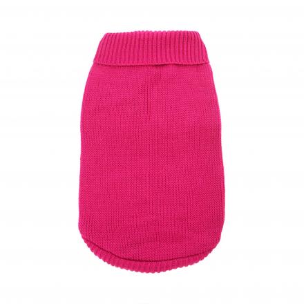 Knitted Dog Sweater - Bruiser's Pink