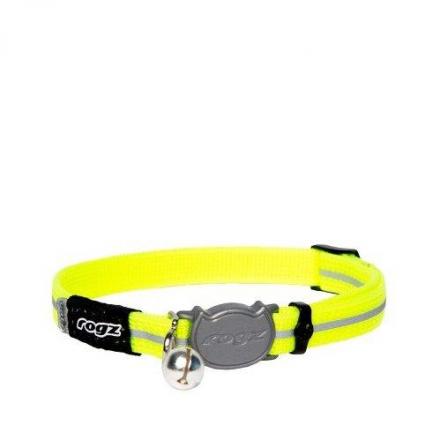 Rogz AlleyCat Collar - Yellow
