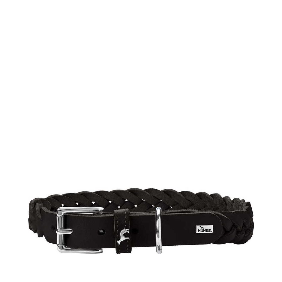 Buy Hunter Solid Education Special Leather Necklace Black Tinybuddy