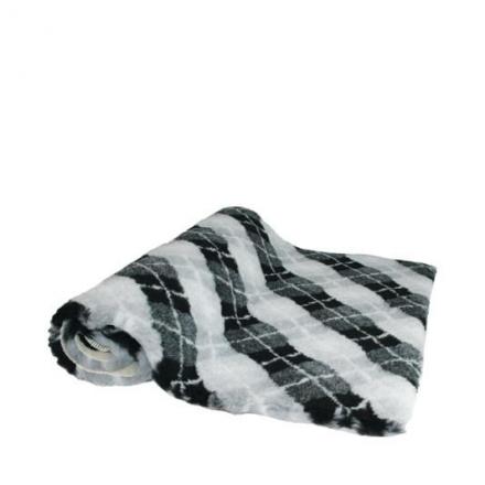The Maxi Blanket - Patterned Silver