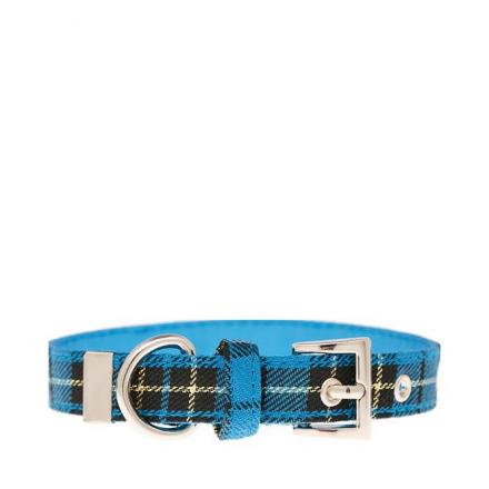 Urban Pup Collar - Blue Tartan