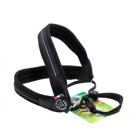 Tre Ponti Harness With Cord - Mesh / Black