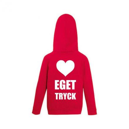 Kids Hooded Sweater - Red