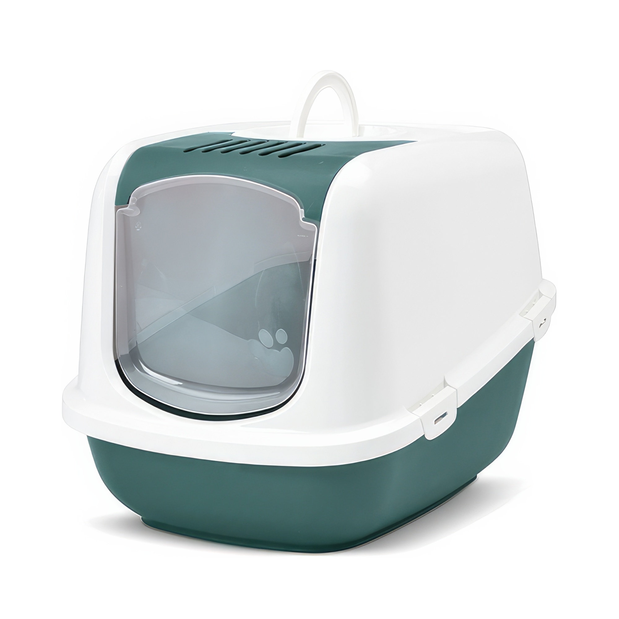 Buy Savic Nestor Jumbo Cat Litter Box Nordic Green Tinybuddy
