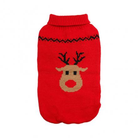 Knitted Christmas Sweater Rudolph